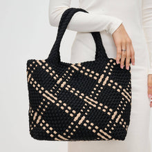 Load image into Gallery viewer, Sky's The Limit - Medium Woven Neoprene Tote Nude