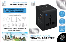 Load image into Gallery viewer, Travel Adapter with 1x USB-C 3.1A 5V and 1 USB - Retail Pack