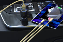 Load image into Gallery viewer, Fast Charging 3-in-1 Cable - USB-A to USB-C & Iphone, 6ft