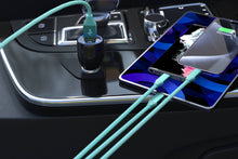 Load image into Gallery viewer, Fast Charging 3-in-1 Cable - USB-A to USB-C & Iphone, 6ft
