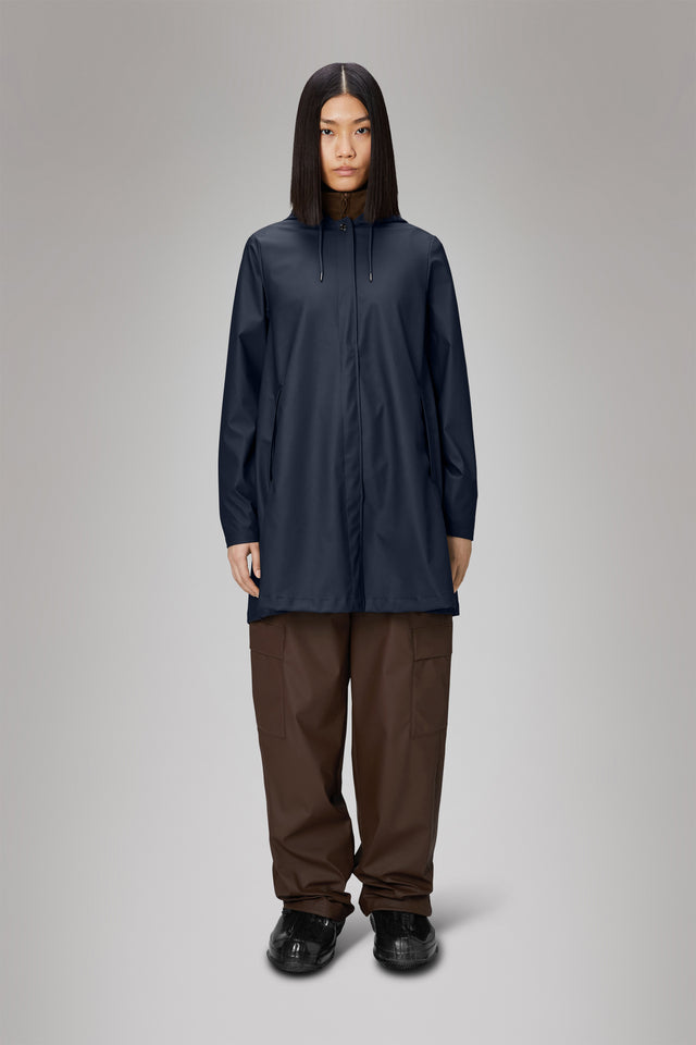 ジャケット・アウター  NAVY Rain Coat Rains - A Line Waterproof Jacket Navy – 1920 - The Travel Store