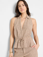 Load image into Gallery viewer, Nic & Zoe - Linen Cotton Cinch Vest