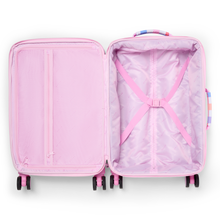 Load image into Gallery viewer, State Bags - Logan Suitcase Multi Plaid Pink