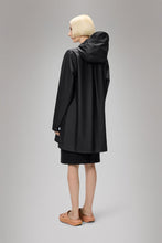 Load image into Gallery viewer, Rains - A Line Waterproof Jacket Black