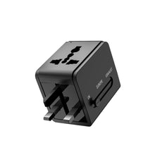 Load image into Gallery viewer, Travel Adapter with 1x USB-C 3.1A 5V and 1 USB - Retail Pack