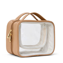 Load image into Gallery viewer, "Mojo" Clear Train Case (Personalizable)