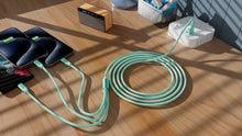 Load image into Gallery viewer, Fast Charging 3-in-1 Cable - USB-A to USB-C & Iphone, 6ft