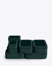 Load image into Gallery viewer, NOBL - Set of 6 Compression Packing Cubes Forest Green