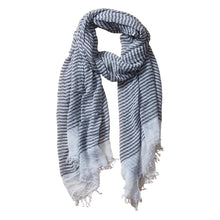 Load image into Gallery viewer, Tickled Pink - Tiny Stripe Insect Shield Scarf