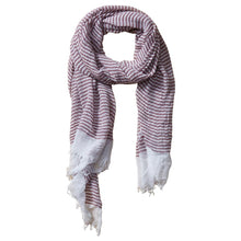 Load image into Gallery viewer, Tickled Pink - Tiny Stripe Insect Shield Scarf