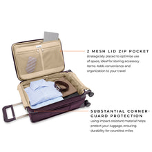 Load image into Gallery viewer, Limited Edition - Briggs & Riley - Baseline - Essential Carry-On Spinner Plum