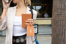 Load image into Gallery viewer, "Lenny" Leather Luggage Tag (Personalizable)