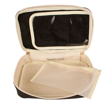 Load image into Gallery viewer, BLVD - Megan Nylon Leather Cosmetic Case