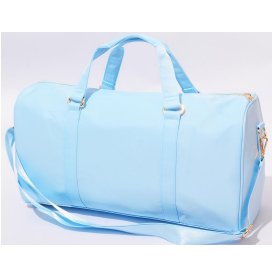 Nylon Varsity Duffel Bag