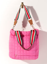 Load image into Gallery viewer, Sale! Ezra Travel Tote Hot Pink
