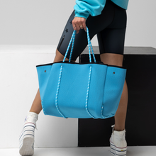 Load image into Gallery viewer, LARGE NEOPRENE TOTE BAG BABY BLUES
