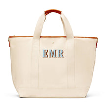 Load image into Gallery viewer, "Venice" Natural Canvas Tote (Personalizable)
