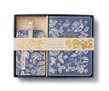 Load image into Gallery viewer, English Rose Passport &amp; Luggage Tag Set
