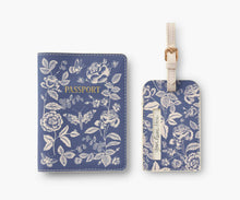 Load image into Gallery viewer, English Rose Passport &amp; Luggage Tag Set
