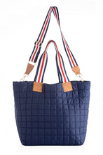 Load image into Gallery viewer, Ezra Travel Tote Navy

