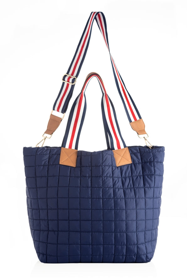 Ezra Travel Tote Navy