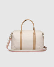 Load image into Gallery viewer, Alexis Stripe Weekender Travel Bag - Vanilla
