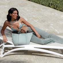 Load image into Gallery viewer, LARGE NEOPRENE TOTE BAG MINTY GREEN
