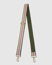 Load image into Gallery viewer, Stripe Bag Strap - Pink Khaki
