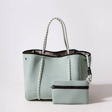 Load image into Gallery viewer, LARGE NEOPRENE TOTE BAG MINTY GREEN
