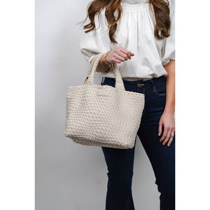 Parker & Hyde - Woven Tote Bone