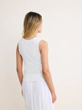 Load image into Gallery viewer, NZ by NIC+ZOE - Pointelle Rib Ella Tank Paper White
