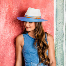 Load image into Gallery viewer, Wallaroo - Kristy Hat Ivory/Ice Blue

