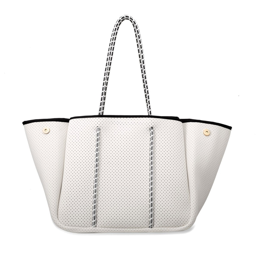 Annabel Ingall - Sporty Spice Neoprene Tote White