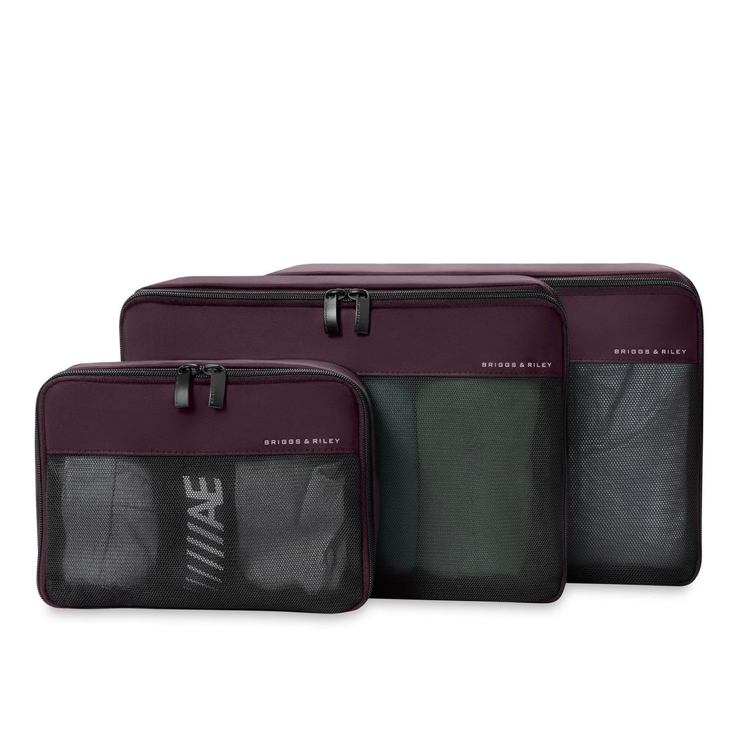 Briggs & Riley - Carry On Packing Cube Set Plum