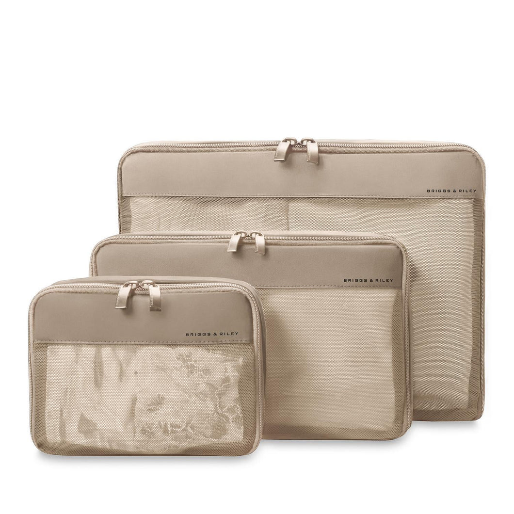 Briggs & Riley - Check In Packing Cube Set Tan