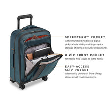 Load image into Gallery viewer, Limited Edition - Briggs &amp; Riley - ZDX - 22 &quot; Domestic Carry On Spinner Ocean
