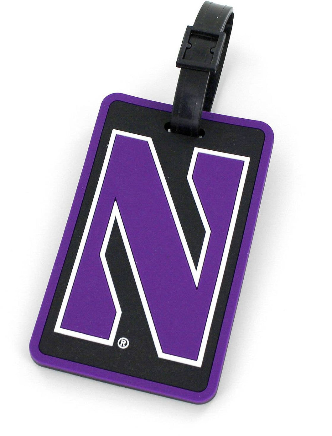 NCAA Northwestern Wildcats Soft Luggage Tag