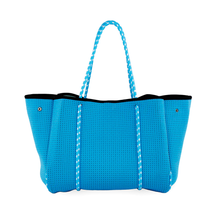 Load image into Gallery viewer, LARGE NEOPRENE TOTE BAG BABY BLUES
