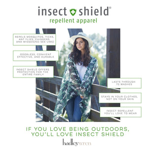 Tickled Pink - Insect Shield Scarves Navy