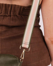 Load image into Gallery viewer, Stripe Bag Strap - Pink Khaki
