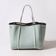 Load image into Gallery viewer, LARGE NEOPRENE TOTE BAG MINTY GREEN
