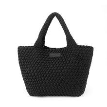 Load image into Gallery viewer, Parker &amp; Hyde - Woven Tote Black
