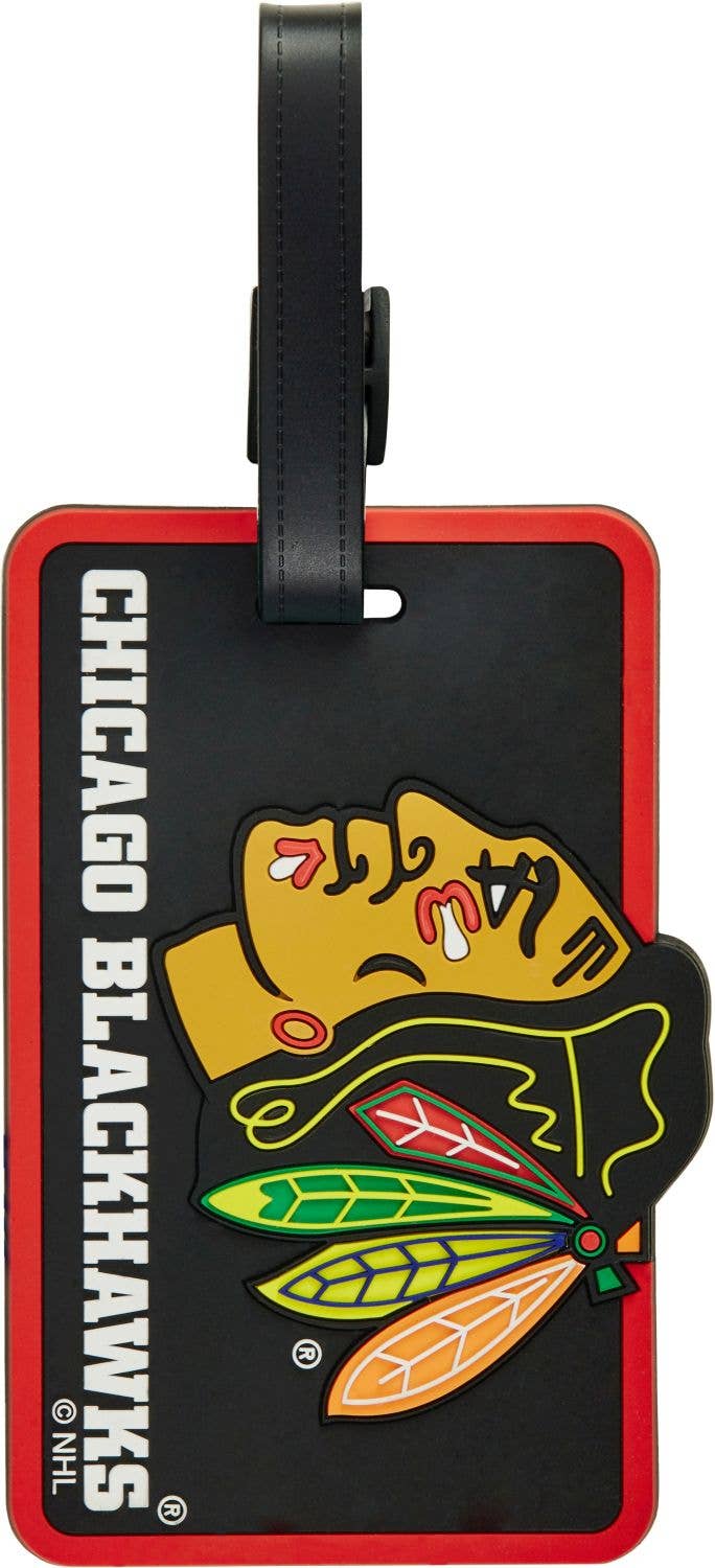 NHL Chicago Blackhawks Soft Luggage Tag - Thumbnail 2