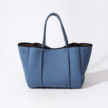 Load image into Gallery viewer, LARGE NEOPRENE TOTE BAG STORMY BLUE

