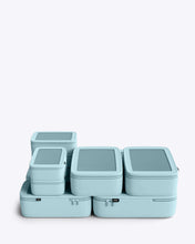 Load image into Gallery viewer, NOBL - Set of 6 Compression Packing Cubes Powder Blue
