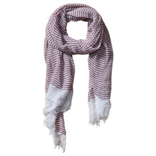 Load image into Gallery viewer, Tickled Pink - Tiny Stripe Insect Shield Scarf
