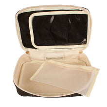 Load image into Gallery viewer, BLVD - Megan Nylon Leather Cosmetic Case
