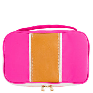 BLVD - Megan Nylon Leather Cosmetic Case