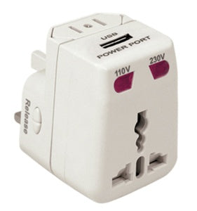 Travelon - Worldwide Adapter and USB Charger