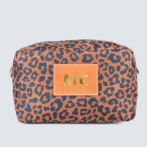 BLVD - Winnie Toiletry Pouch Leapord